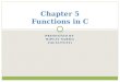 Chapter 6-Functions
