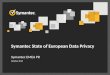 Symantec - State of European Data Privacy