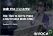 Ask the Experts: Top Tips to Drive More Conversions from Email