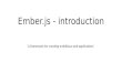 Ember - introduction