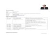 Resume (Lee Yee Yang, with official transcript)