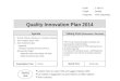 Quality Innovation Plan