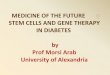 Ueda 2016 medicine of the future (stem cells therapy in diabetes )   - morsi arab