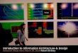 Introduction to Information Architecture & Design - 3/19/16
