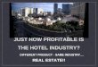 How profitable is the hotel industry, over traditional real estate 2017