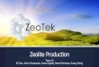 Zeolite x and mordenite production final presentation