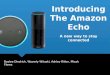 Introducing The Amazon Echo