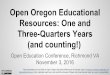 Open Oregon Educational Resources: One and Three-Quarters Years (and counting!)