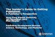 The Insider's Guide to Getting Published: A Publisher's Perspective -- Cambridge University Press (November 2015)