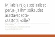 Juha Lavapuro (Tampereen yliopisto): Millaisia rajoja sosiaaliset perus- ja ihmisoikeudet asettavat sote-säästötalkoille?