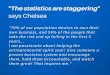 The statistics are staggering Quote by Chelsea