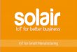 Solair IoT for Smart Manufacturing