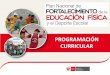 programación Curricular de Educación Física DEFID