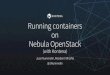 Running Containers on Nebula OpenStack