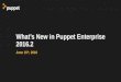 What's New in Puppet Enterprise 2016.2 (EMEA)