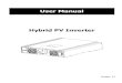 Hybrid PV Inverter User Manual