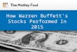 Buffett stocks 2015