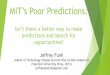 MIT's Poor Predictions About Technology