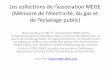 Les collections de l'association MEGE (Mémoire de l'électricité, du 
