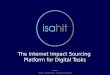 isahit - The Internet impact sourcing platform for digital tasks