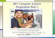 AP Computer Science Test Prep Part 1 - Introduction to java Programming