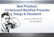 Waterworks Best Practices: Containment Backflow Preventer Design & Placement