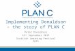 CPD for Inservice Computing Teachers - the story of PLAN C