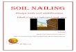 Soil Nails Reinforcement - Design nails soil stabilization --مسامير قضبان تسليح تربة الجدران الساندة