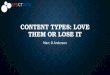 SharePoint Saturday CT 2015 - Content Types: Love Them or Lose It
