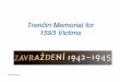 Trençin Memorial for 1593 Victims