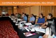 Certified Purchase Professionals, Abu Dhabi
