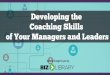 Developing the Coaching Skills of Your Managers and Leaders [Webinar 04.13.16]