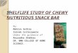 Shelflife study of chewy nutritious snack bar