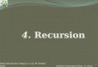 4. Recursion - Data Structures using C++ by Varsha Patil