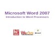 Download the MS Word 2007 Presentation