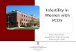 Infertility and PCOS presentation