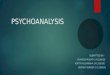 PSYCHOANALYSIS CASE STUDY