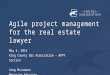 Agile project management for the real estate lawyer