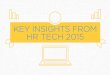 7 Key Insights From HR Tech 2015