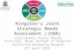 JSNA presentation for health and wellbeing network 120416