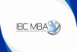 Презентация Международного Бизнес Клуба IBC MBA 190516