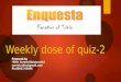 Weekly dose of quiz 2 answers