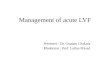 Management of acute lvf