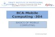 BCA-Mobile Computing- BASICS OF MOBILE COMPUTING