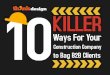 10 Killer Ways For Your Construction Company To Bag B2B Clients