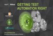 Getting test automation right - webinar