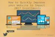 How to Quickly Improve your Website to Impact 2017 Enrollments