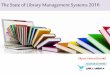 The State of Library Management Systems 2016