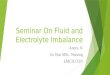Seminar on fluid and electrolyte imbalance