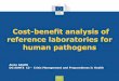 CBA on reference laboratories human pathogens